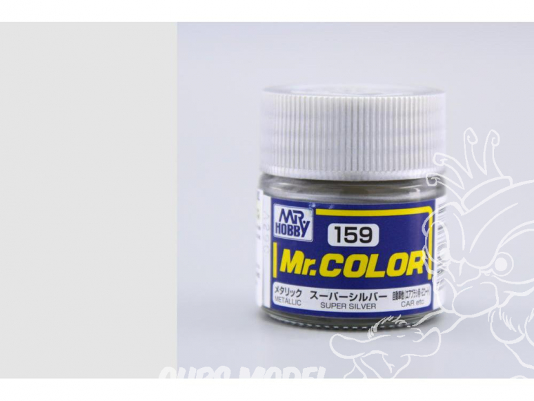 peinture maquette Mr Color C159 Super Argent Metal 10ml