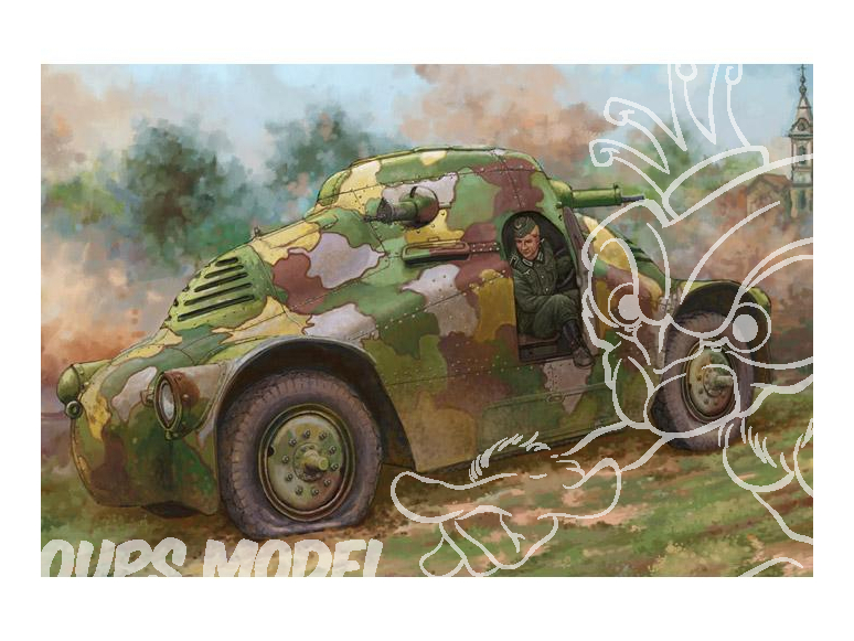 Hobby Boss maquette militaire 83888 Skoda Pa-2 Turtle 1/35