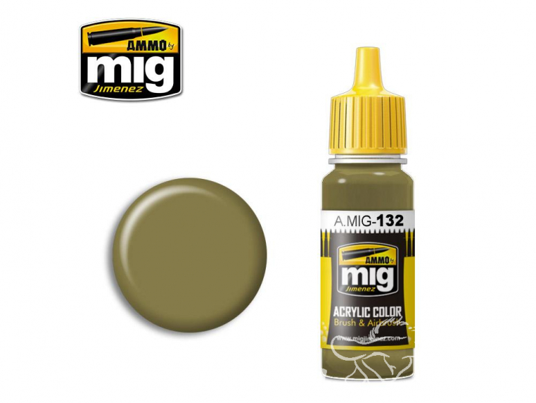 MIG peinture authentique 132 Gris sable 73 Real IDF 17ml