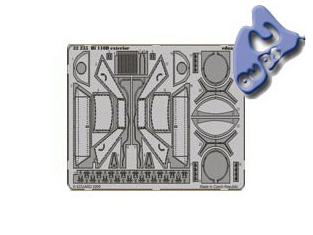 EDUARD photodecoupe 32235 EXTERIEUR BF 110D 1/32