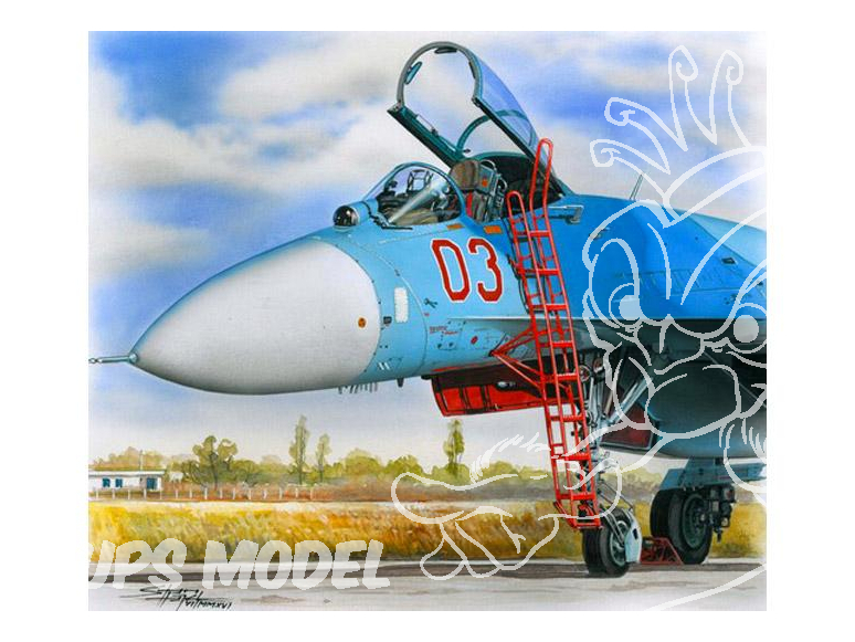 Plus Model AL4062 Echelle pour Soukhoï Su-27 Flanker 1/48