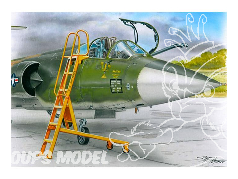 Plus Model AL4061 Echelle pour Lockheed F-104 Starfighter 1/48