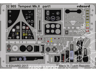 Eduard photodécoupe avion 32905 Tempest Mk.II Special Hobby 1/32