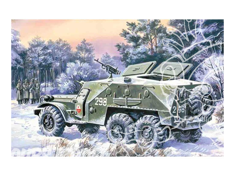 Icm maquette militaire 72521 BTR-152K Transport de troupes blindé 1/72