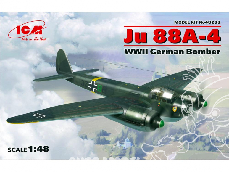 Icm maquette avion 48233 Junkers Ju 88A-4 WWII 1/48