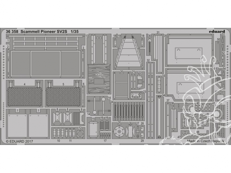 Eduard photodecoupe militaire 36358 Scammell Pioneer SV2S IBG 1/35