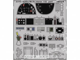 Eduard photodécoupe avion 32912 Interieur Spitfire Mk.IXc Revell 1/32