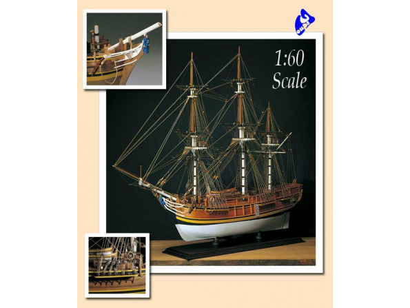 Amati Kit bateau bois 1432 H.M.S. BOUNTY 1787 1/60