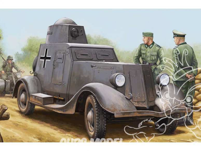 Hobby Boss maquette militaire 83884 Vehicule Sovietique blindé BA-20M 1/35