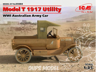 Icm maquette militaire 35664 Model T 1917 Utility WWI Australian Army Car 1/35