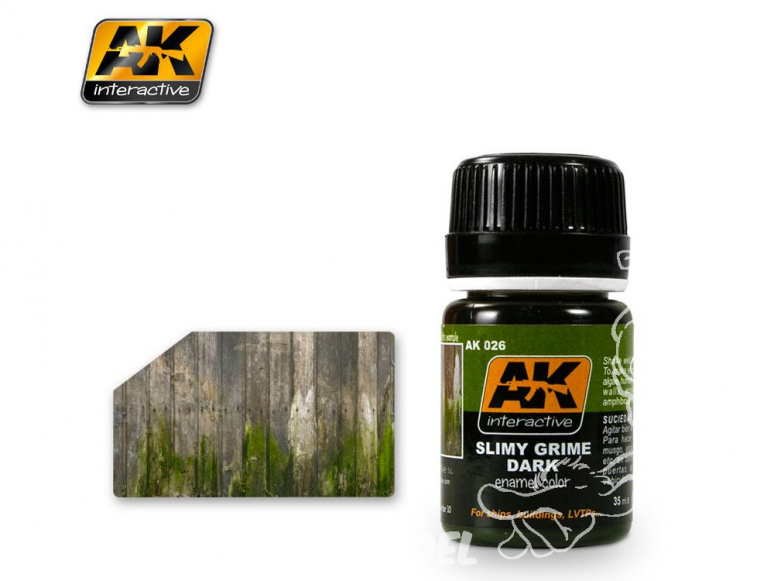 Ak interactive Peinture Enamel AK026 Saleté visqueuse foncée 35ml