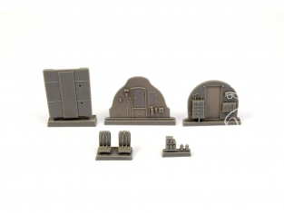 Cmk kit d'amelioration 7381 Boeing B-17G Station d'opérateur radio Set pour Airfix kit 1/72