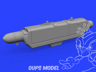 Eduard kit d'amelioration avion brassin 648382 ECM pod AN/ALQ-131 (deep) 1/48