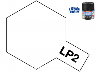 Peinture laque couleur Tamiya LP-2 Blanc brillant