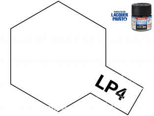 Peinture laque couleur Tamiya LP-4 Blanc mat 10ml