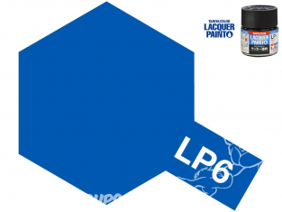 Peinture laque couleur Tamiya LP-6 Bleu pur brillant 10ml