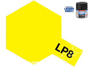 Peinture laque couleur Tamiya LP-8 Jaune pur brillant 10ml