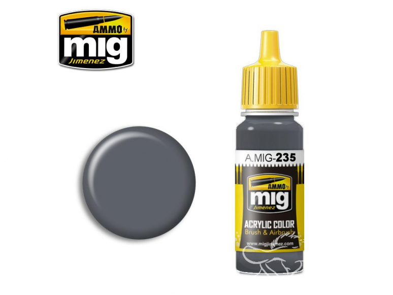 MIG peinture authentique 235 Gris foncé FS36152 17ml