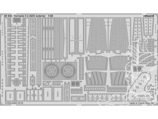 EDUARD photodecoupe avion 48943 Extérieur Tornado F.3 ADV Revell 1/48