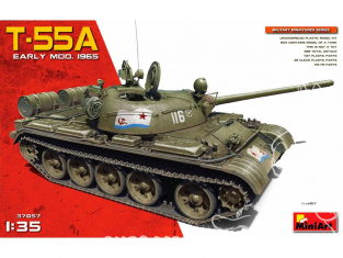 Mini Art maquette militaire 37057 Char moyen sovietique T-55A debut de production 1/35