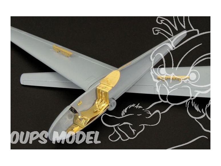 Brengun kit d'amelioration avion BRL72056 LF-107 Lunak glider pour kit Admiral 1/72