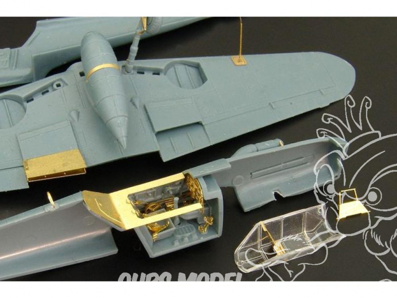 Brengun kit d'amelioration avion BRL72070 Bf-109 G-family pour kit AZ Model 1/72