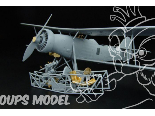 Brengun kit d'amelioration avion BRL72100 Letov S-328 pour kit special hobby 1/72