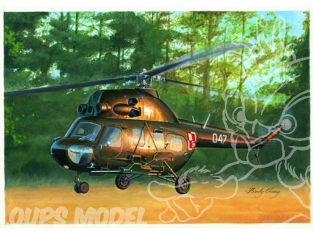 Hobby Boss maquette helico 87242 Mil mi-2 US hoplite gun 1/72