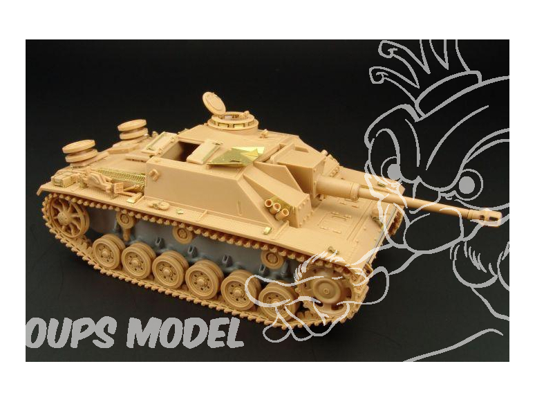 Hauler kit d'amelioration HLX48168 Stug.III.ausf.G EARLY pour kit Tamiya 1/48