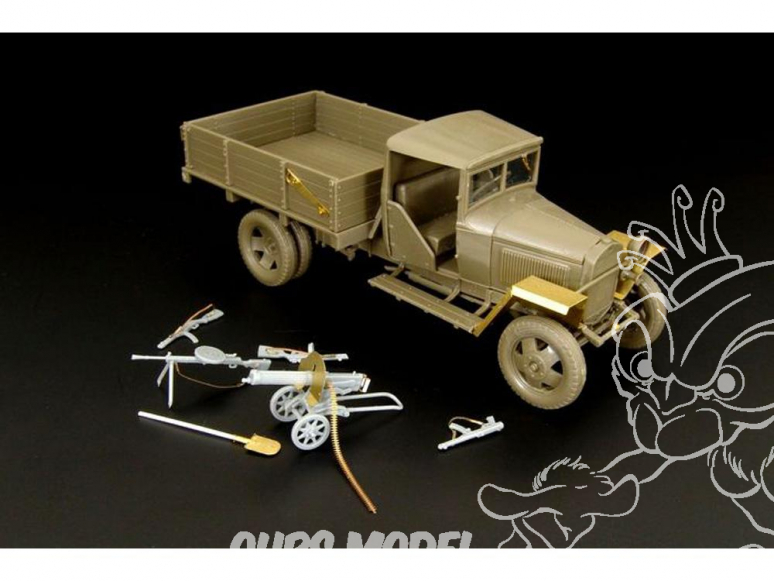 Hauler kit d’amélioration HLX48347 Soviet 1.5t Cargo Truck 1941 Gaz MM pour kit Tamiya 1/48