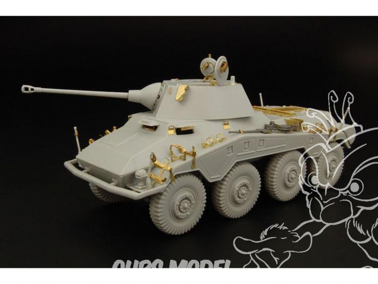 Hauler kit d'amelioration HLX48309 Sd.Kfz 234/2 Puma pour kit Italeri 1/48