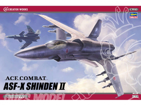 HASEGAWA maquette avion 64503 ACE COMBAT ASF-X SHINDEN 1/72