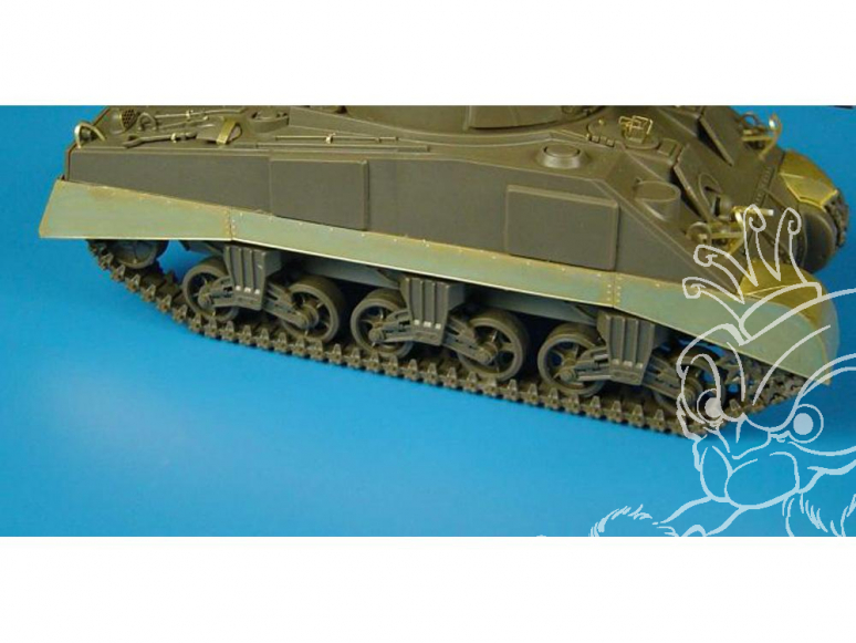 Hauler kit d’amélioration HLX48002 Ailes SHERMAN M4 pour kit Tamiya 1/48