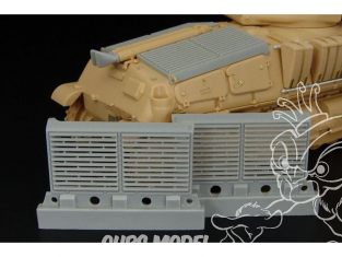 Hauler Kit d'amelioration HLU35090 Grilles Somua S35 pour Kit Tamiya 1/35