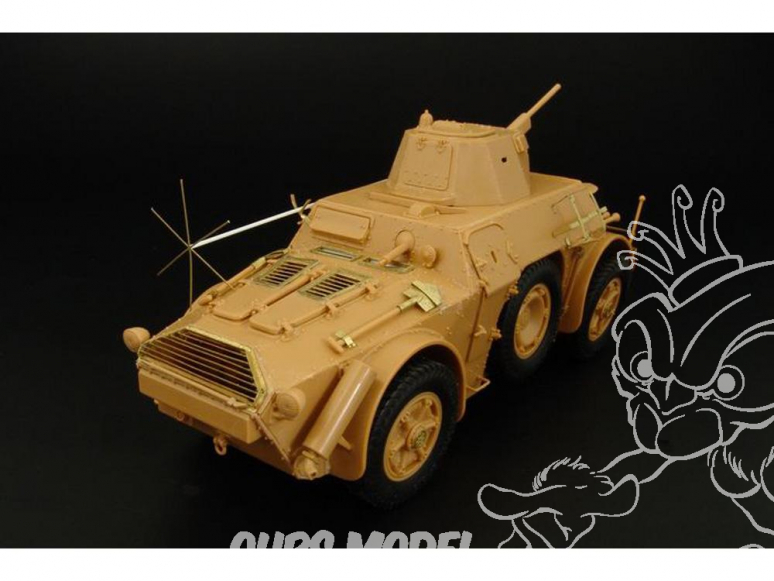 Hauler Kit d'amelioration HLU35030 AUTOBLINDA AB41 pour Kit Italeri 1/35