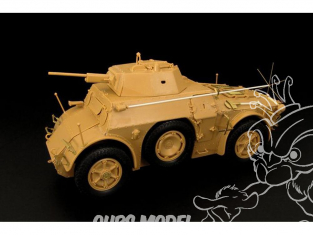 Hauler Kit d'amelioration HLU35044 Autoblinda AB-43 pour Kit italeri 1/35