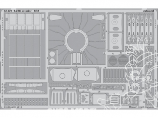 Eduard photodécoupe avion 32421 Exterieur T-28C Kitty Hawk 1/32