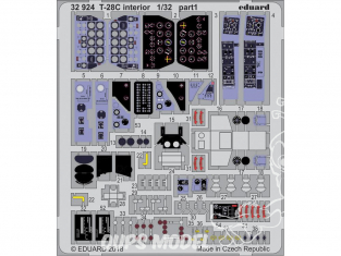 Eduard photodécoupe avion 32924 Intérieur T-28C Kitty Hawk 1/32