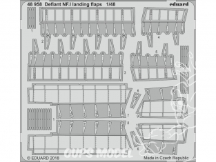 EDUARD photodecoupe avion 48958 Volets d'atterrissage Defiant NF.I Airfix 1/48