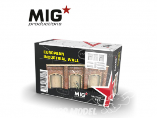 MIG Productions by AK MP72-096 Mur Industriel Européen 1/72