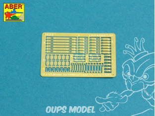 Aber 35A129 Supports pour boîtes de munitions supplémentaires pour chars soviétiques tels que: T-54 T-55 ou T-62 1/35