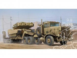 Hobby Boss maquette militaire 85519 M911 tracteur lourd et semi-remorque lourde M747 1/35