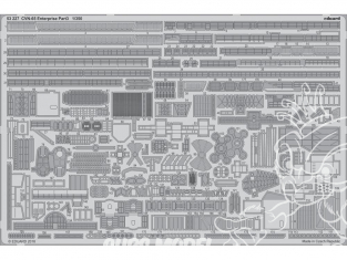 Eduard photodecoupe bateau 53227 CVN-65 USS Enterprise Partie 3 Tamiya 1/350