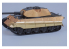 Eduard photodecoupe militaire 36399 Jupes - Fenders King Tiger Porsche Meng 1/35