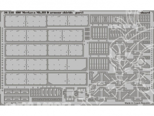 Eduard photodecoupe militaire 36238 Blindage IDF Merkava MkIIID 1/35