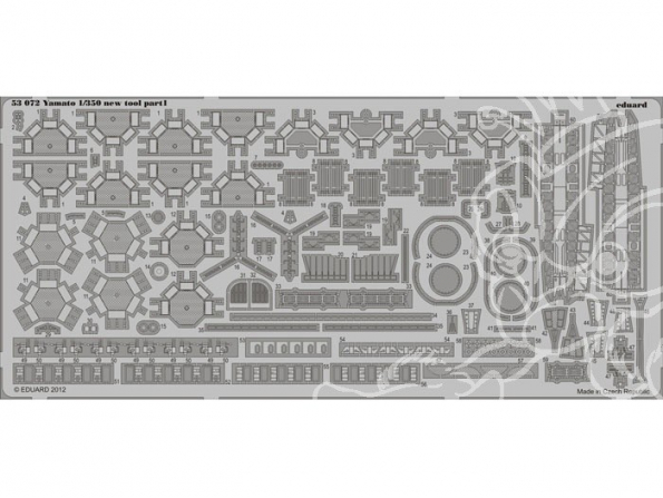 Eduard photodecoupe bateau 53072 Yamato 1/350