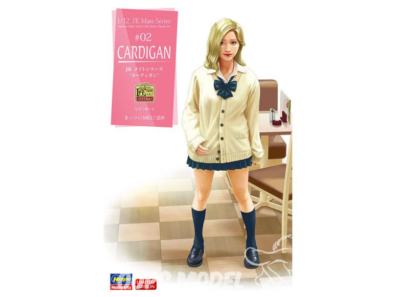 Hasegawa maquette figurine 52188 JK Mate série "Cardigan" 1/16