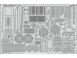 EDUARD photodecoupe avion 48988 Extérieur F-15E Great Wall Hobby 1/48