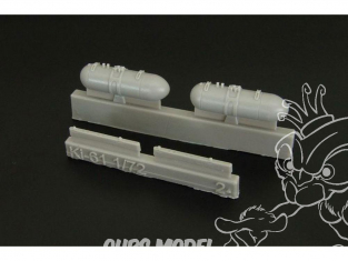 Brengun kit d'amelioration avion BRL72153 Ki-61 Id Hien Wing Racks et réservoirs largables pour kit Tamiya 1/72