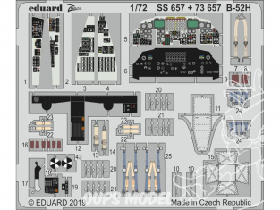 Eduard photodecoupe avion SS657 Zoom Intérieur B-52H Modelcollect 1/72